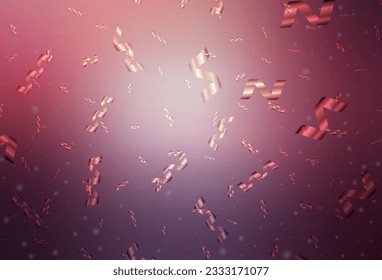Dark Purple, Pink vector backdrop in holiday style. Modern abstract Christmas mood shapes. Pattern for booklets, leaflets of education.