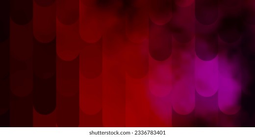 Dark Purple, Pink vector backdrop with lines. Colorful gradient illustration with abstract flat lines. Pattern for booklets, leaflets.