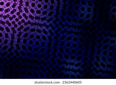 Dark Purple, Pink vector backdrop with dots. Glitter abstract illustration with blurred drops of rain. Design for poster, banner of websites.