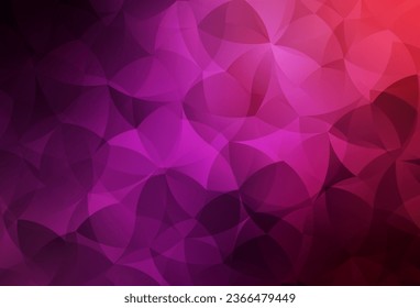 Dark Purple, Pink vector backdrop with memphis shapes. Simple colorful illustration with abstract gradient shapes. Modern design for your business card.