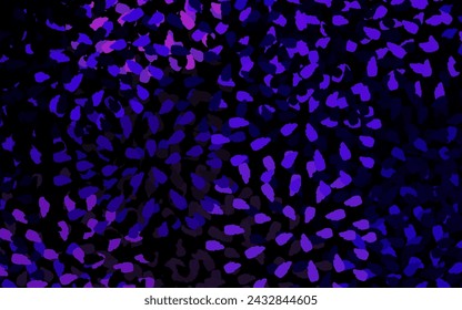 Dark Purple, Pink vector backdrop with memphis shapes. Modern abstract illustration with colorful random forms. Elegant design for wallpapers.