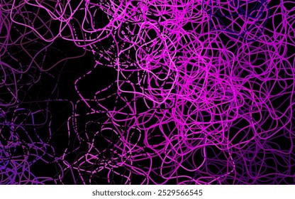 Dark Purple, Pink vector backdrop with memphis shapes. Decorative design in abstract style with random forms. Simple design for your web site.