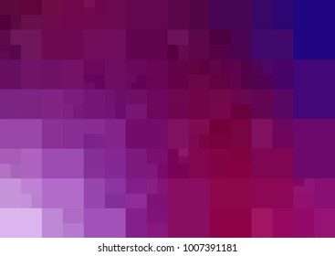 Dark Purple, Pink vector Background rectangles and squares. Style Patchwork and Quilt. Geometric sample. Repeating routine with rectangle shapes.