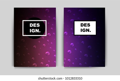 Dark Purple, Pink vector background for presentations. Modern abstract design concept with colorful gradient. The pattern can be used for any ad, booklets.