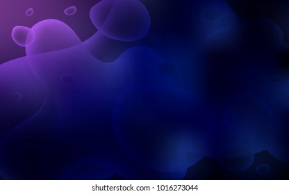 Dark Purple, Pink vector background with bent lines. A vague circumflex abstract illustration with gradient. A completely new memphis design for your business.