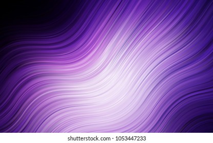 Dark Purple, Pink vector background with abstract circles. Colorful abstract illustration with gradient lines. Marble style for your business design.