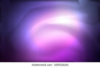 Dark Purple, Pink vector background with bent ribbons. Creative illustration in halftone marble style with gradient. A completely new memphis design for your business.