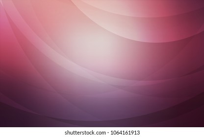 Dark Purple, Pink vector background with bent lines. Shining illustration, which consist of blurred lines, circles. New composition for your brand book.