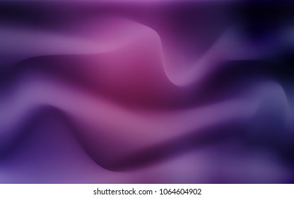 Dark Purple, Pink vector background with lamp shapes. Creative illustration in halftone marble style with gradient. Pattern for your business design.