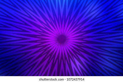 Dark Purple, Pink vector background with straight lines. Blurred decorative design in simple style with lines. Smart design for your business advert.