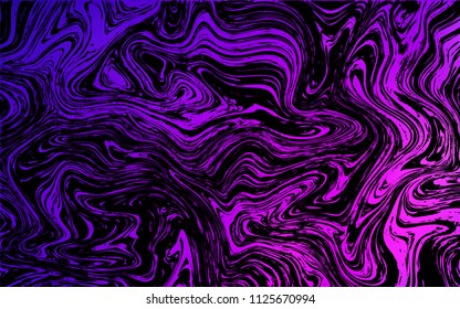 Dark Purple, Pink vector background with lava shapes. Geometric illustration in marble style with gradient.  Brand-new design for your ads, poster, banner.