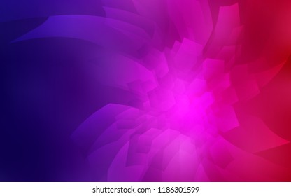 Dark Purple, Pink vector background with hexagons. White background with colorful hexagons. Pattern can be used for landing pages.