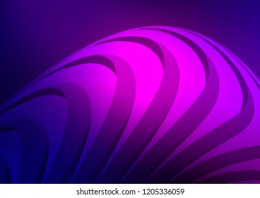 Dark Purple, Pink vector background with straight lines. Modern geometrical abstract illustration with staves. Best design for your ad, poster, banner.