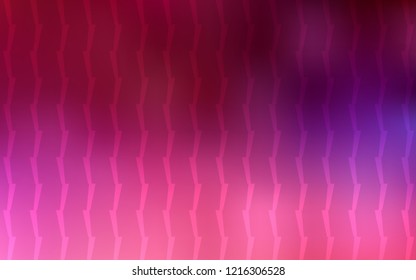 Dark Purple, Pink vector background with straight lines. Decorative shining illustration with lines on abstract template. Best design for your ad, poster, banner.