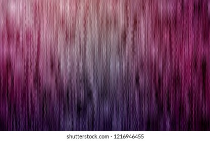 Dark Purple, Pink vector background with bent ribbons. An elegant bright illustration with gradient. Marble design for your web site.