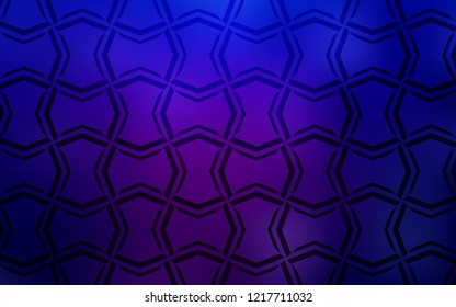 Dark Purple, Pink vector background with straight lines. Modern geometrical abstract illustration with Lines. Template for your beautiful backgrounds.