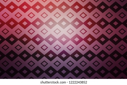 Dark Purple, Pink vector background with rectangles. Abstract gradient illustration with rectangles. The template can be used as a background.