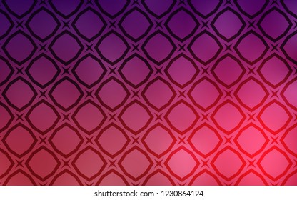 Dark Purple, Pink vector background with colored stars. Decorative illustration with stars on abstract template. Pattern for new year ad, booklets.