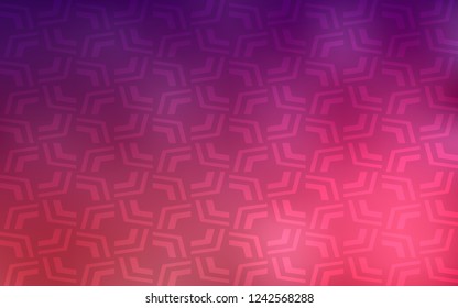 Dark Purple, Pink vector background with curved circles. Geometric illustration in marble style with gradient.  The elegant pattern for brand book.