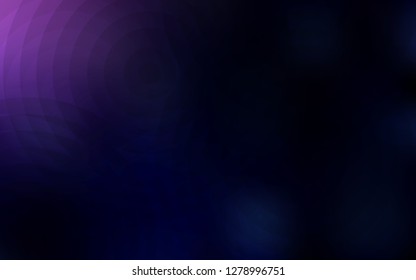 Dark Purple, Pink vector background with bubbles. Illustration with set of shining colorful abstract circles. Pattern can be used as texture of wallpapers.