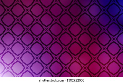 Dark Purple, Pink vector background with colored stars. Modern geometrical abstract illustration with stars. Template for sell phone backgrounds.