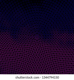 Dark Purple, Pink vector background with circles. Illustration with set of shining colorful abstract spheres. Pattern for booklets, leaflets.