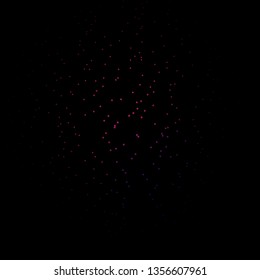 Dark Purple, Pink vector background with colorful stars. Blur decorative design in simple style with stars. Pattern for wrapping gifts.