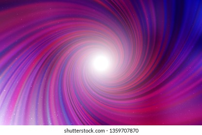 Dark Purple, Pink vector background with astronomical stars. Shining colored illustration with bright astronomical stars. Pattern for astronomy websites.