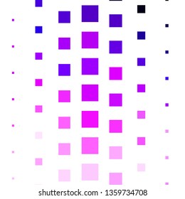 Dark Purple, Pink vector background with rectangles. Colorful illustration with gradient rectangles and squares. Modern template for your landing page.
