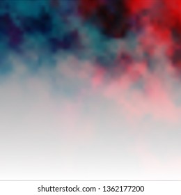 Dark Purple, Pink vector background with clouds. Abstract illustration with colorful gradient clouds. Pattern for your booklets, leaflets.