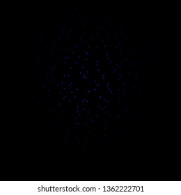 Dark Purple, Pink vector background with small and big stars. Blur decorative design in simple style with stars. Theme for cell phones.