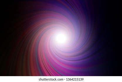 Dark Purple, Pink vector background with astronomical stars. Shining colored illustration with bright astronomical stars. Best design for your ad, poster, banner.