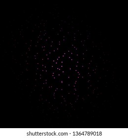 Dark Purple, Pink vector background with colorful stars. Colorful illustration with abstract gradient stars. Pattern for websites, landing pages.
