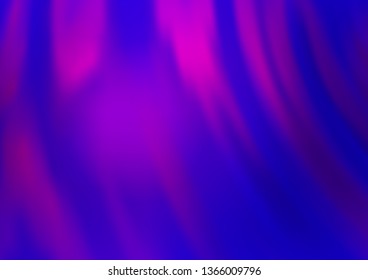 Dark Purple, Pink vector background with curved circles. Geometric illustration in marble style with gradient.  Pattern for your business design.