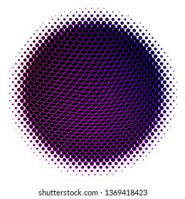 Dark Purple, Pink vector background with circles. Illustration with set of shining colorful abstract spheres. Design for posters, banners.