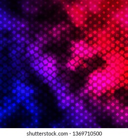 Dark Purple, Pink vector background with rectangles. Abstract gradient illustration with rectangles. Pattern for busines booklets, leaflets