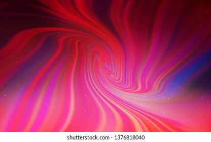 Dark Purple, Pink vector background with astronomical stars. Space stars on blurred abstract background with gradient. Best design for your ad, poster, banner.