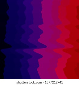 Dark Purple, Pink vector background with curved lines. Colorful illustration, which consists of curves. Pattern for websites, landing pages.