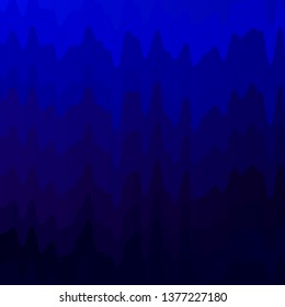 Dark Purple, Pink vector background with wry lines. Abstract illustration with bandy gradient lines. Smart design for your promotions.