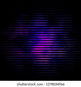 Dark Purple, Pink vector background with circles. Abstract illustration with colorful spots in nature style. Pattern for wallpapers, curtains.