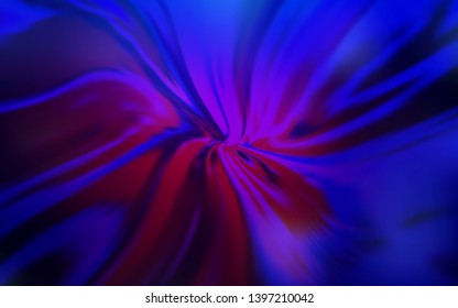 Dark Purple, Pink vector background with wry lines. Colorful abstract illustration with gradient lines. New composition for your brand book.
