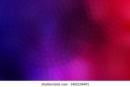 Dark Purple, Pink vector background with bubbles. Modern abstract illustration with colorful water drops. Pattern can be used for ads, leaflets.