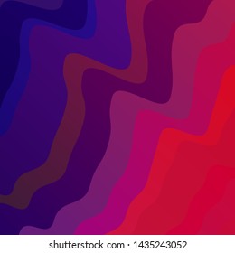 Dark Purple, Pink vector background with lines. Brand new colorful illustration with bent lines. Pattern for ads, commercials.