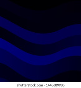 Dark Purple, Pink vector background with bows. Colorful geometric sample with gradient curves.  Pattern for booklets, leaflets.