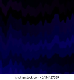 Dark Purple, Pink vector background with curves. Bright sample with colorful bent lines, shapes. Pattern for websites, landing pages.