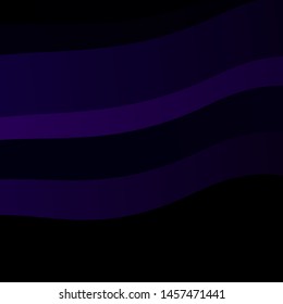 Dark Purple, Pink vector background with bent lines. Illustration in halftone style with gradient curves. Template for your UI design.