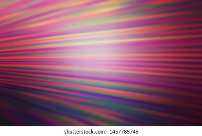 Dark Purple, Pink vector background with stright stripes. Lines on blurred abstract background with gradient. Template for your beautiful backgrounds.