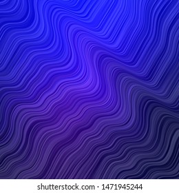 Dark Purple, Pink vector background with bent lines. Brand new colorful illustration with bent lines. Pattern for websites, landing pages.