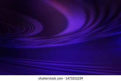 Dark Purple, Pink vector background with wry lines. Creative illustration in halftone style with gradient. Template for cell phone screens.