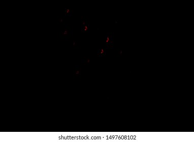 Dark Purple, Pink vector background with music symbols. Decorative design in abstract style with music shapes. Template for fasion magazines.